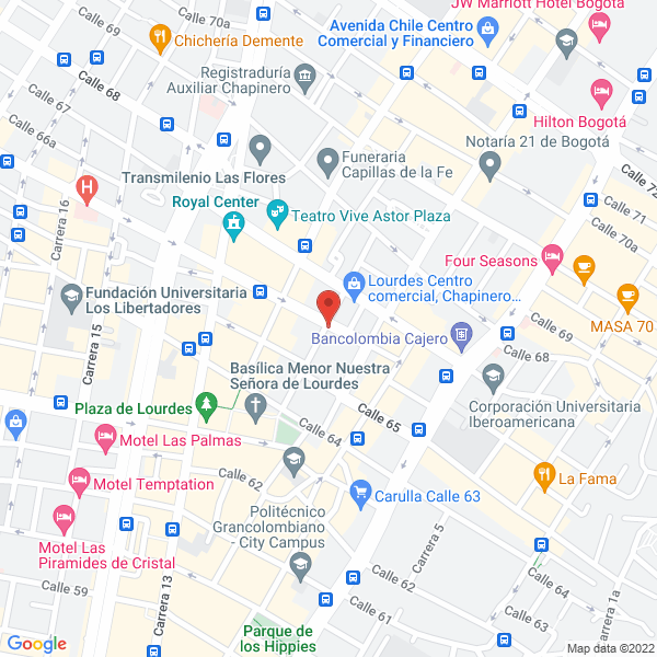 Mapa de Minto Promotora Inmobiliaria S.A.S.