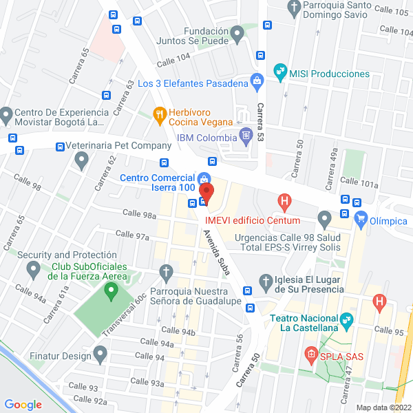 Mapa de Newsat Sas