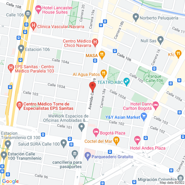 Mapa de Nikken Colombia Ltda.