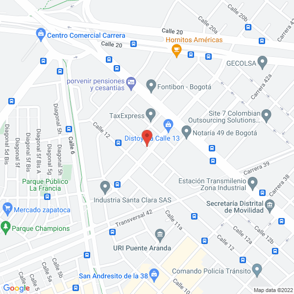 Mapa de Renosa S.A.
