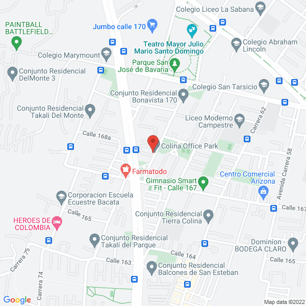 Mapa de Rg Ingeniería Ltda.