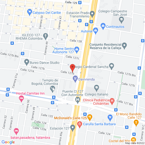 Mapa de Rosas De Sopo S.A.