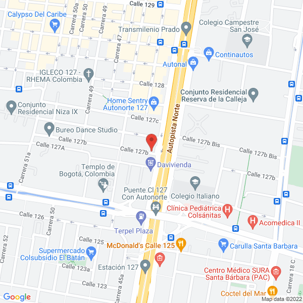 Mapa de Rosas Del Neusa S.A. Rosneusa