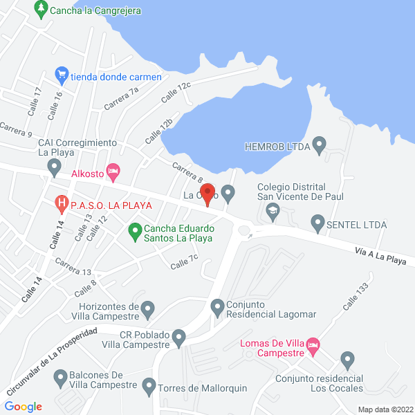Map of Sentel Ltda.