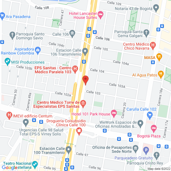 Mapa de Sericincol Sas
