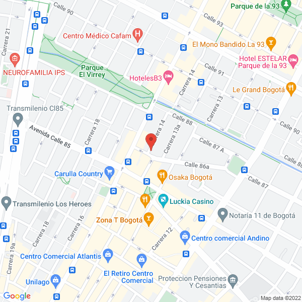 Mapa de Les Amis Bizcochería
