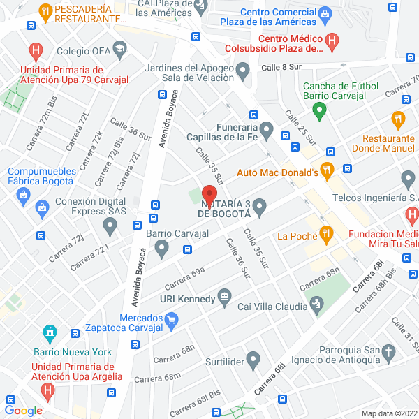 Mapa de Taverplast