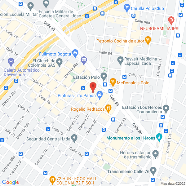 Mapa de Proyectos Y Desarrollo Social Ltda.