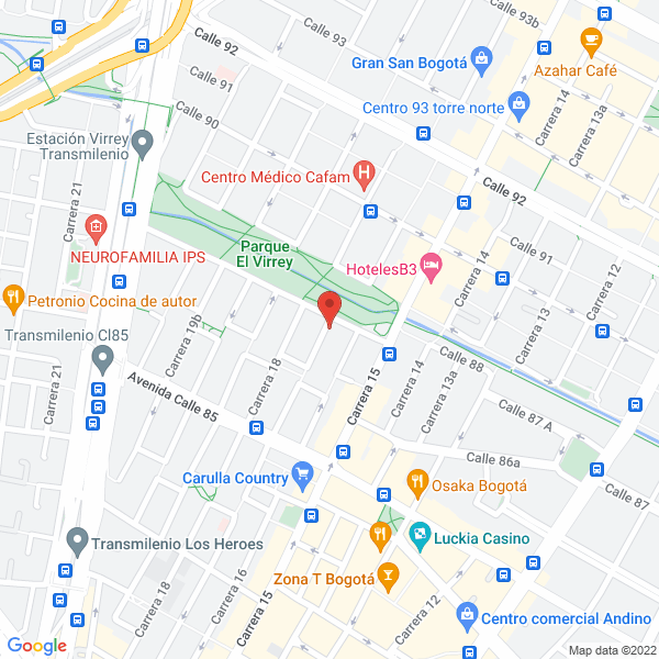 Mapa de Grupo A Estudio Ltda.