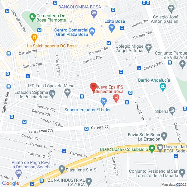 Mapa de Obras Civiles G C