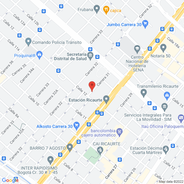 Mapa de Impresos Panzzer S.A.S.