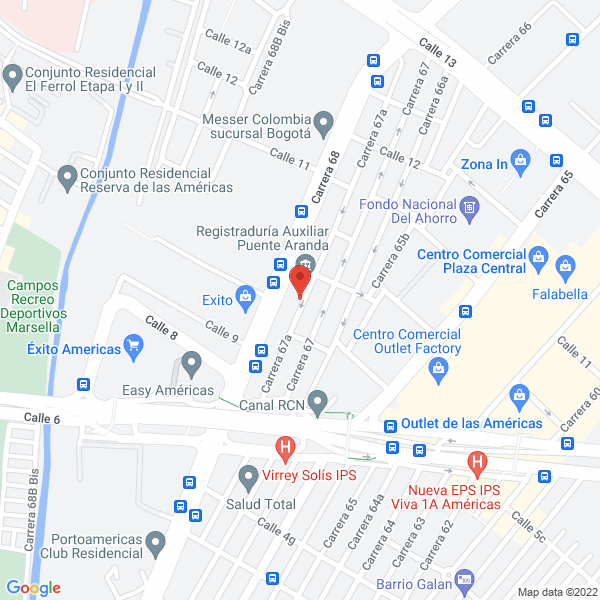 Mapa de Industrias Acmaplast