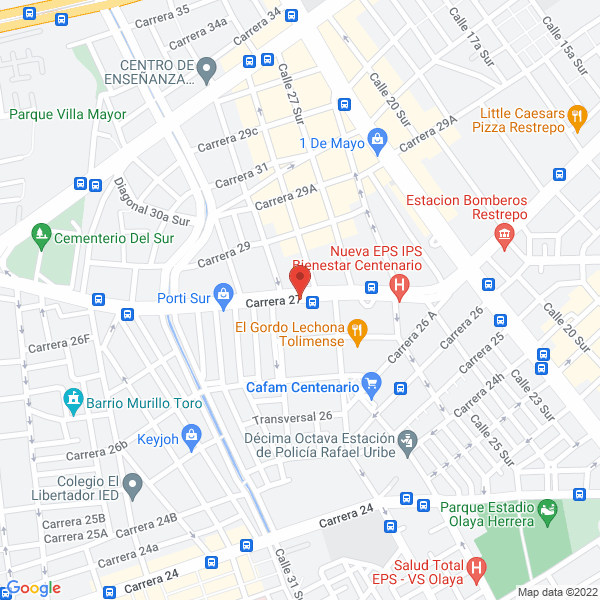 Mapa de Industrias Plásticas Santa Lucía S.A.S.