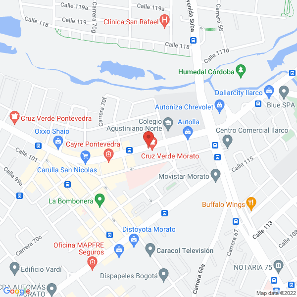 Mapa de Auto Rines Y Llantas