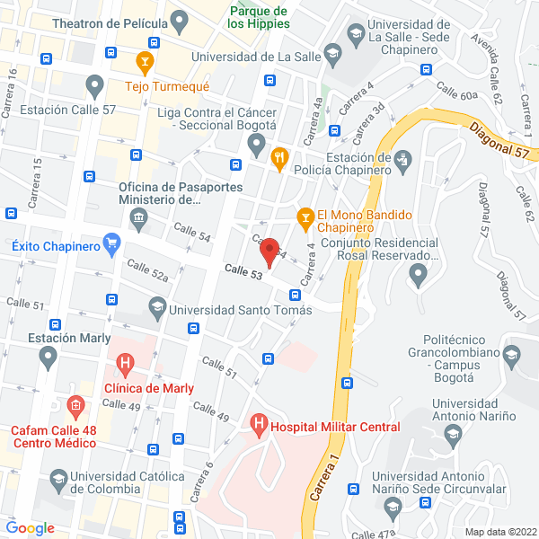 Mapa de Inconexus S.A.S