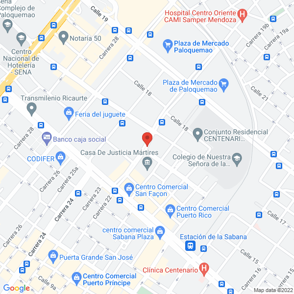 Mapa de Dacolsa Ltda.