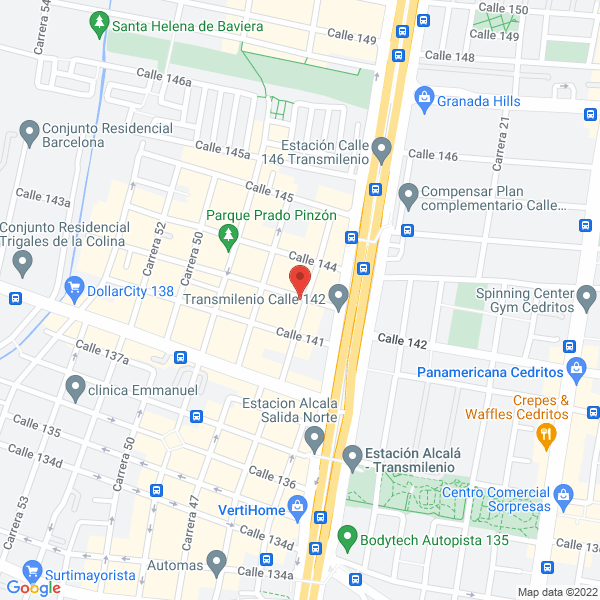 Mapa de Compañía De Vigilancia Pph Ltda.