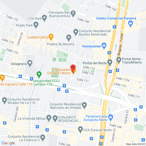 Mapa de Consultorio Veterinaria Portal Del Norte