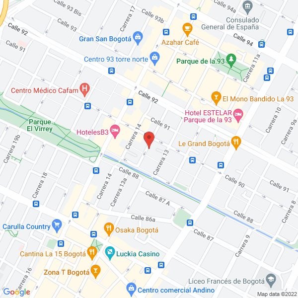Mapa de Insumos Biologicos De Colombia Ltda