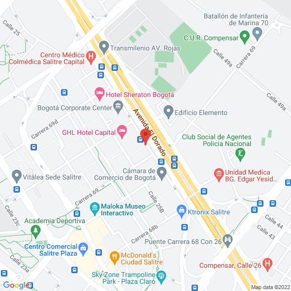 Mapa de Central Ltda.
