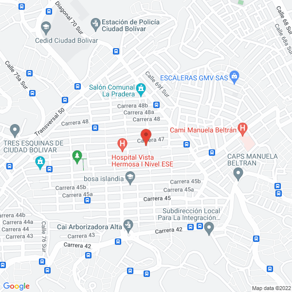 Mapa de Caps Jerusalén