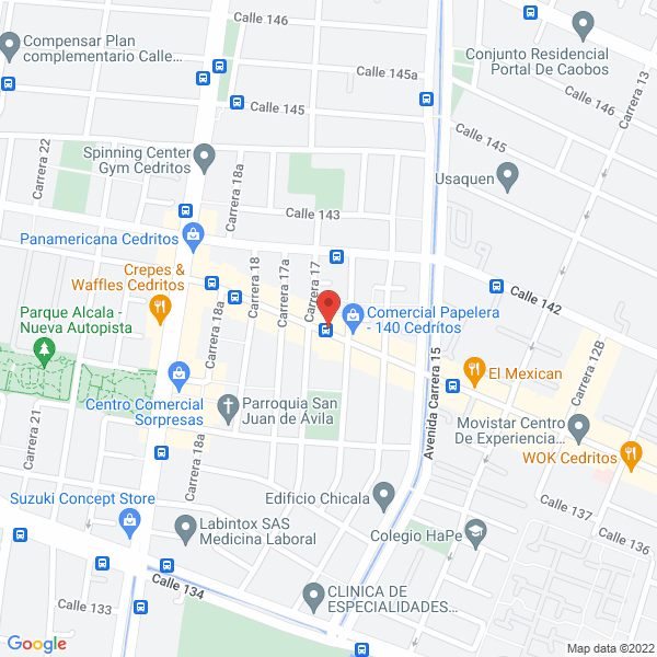 Mapa de Centro Médico De Adelgazamiento Fast