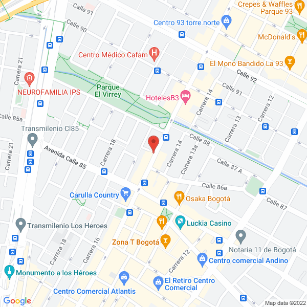 Mapa de Agregados Jber S. A. S.