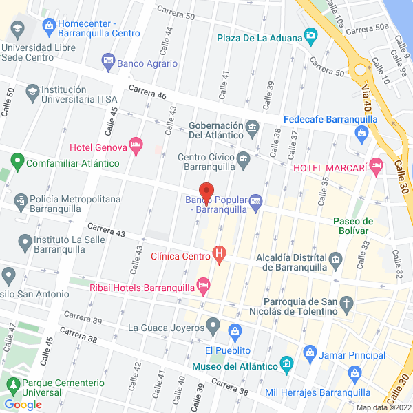 Map of Coocredimed.