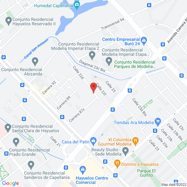 Mapa de Transporte Intermunicipal De Carga Servimejía Ltda.