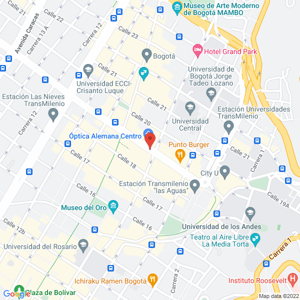 Mapa de Fondo De Empleados Y Pensionados De La Etb Fontebo