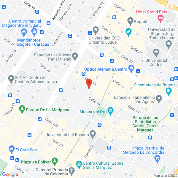 Mapa de Coocenpro