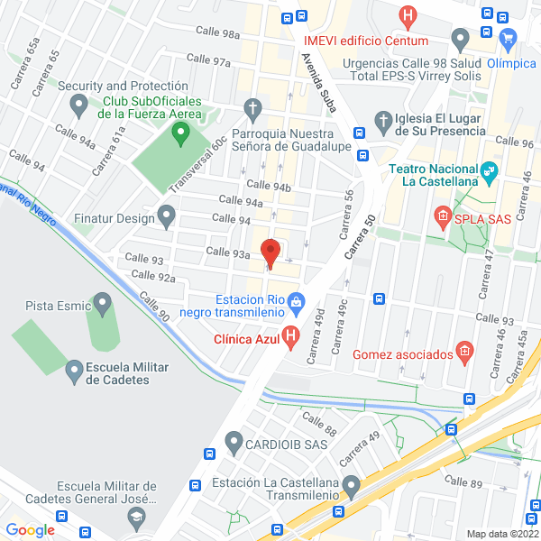 Mapa de Ferretería Servipinturas