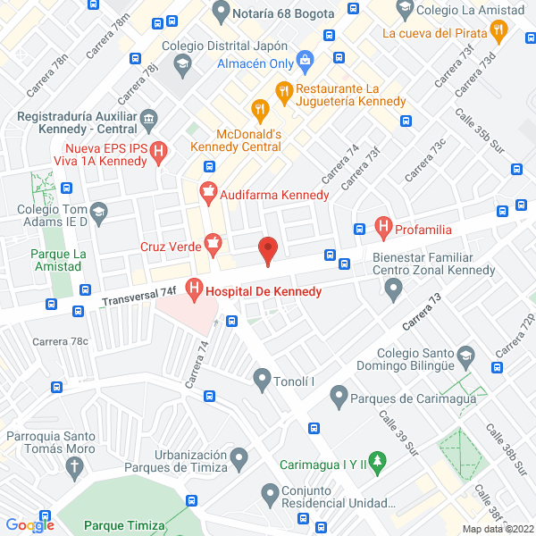 Mapa de Salon De Belleza Olga