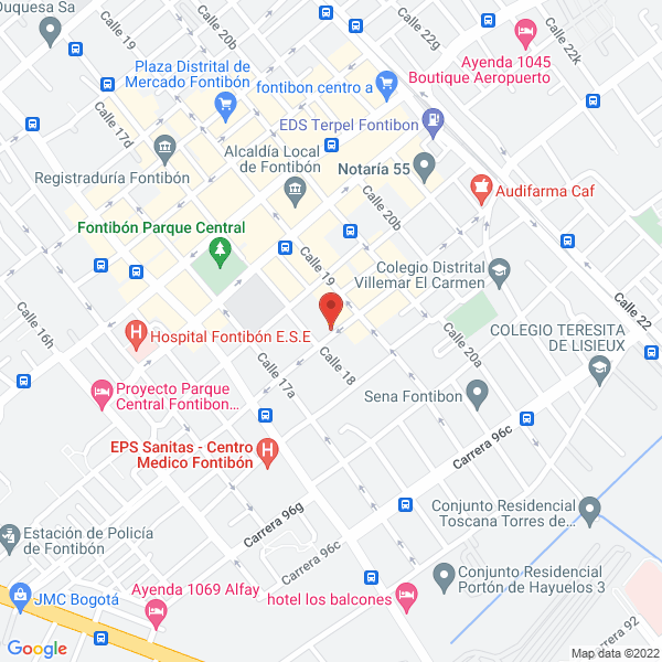 Mapa de Logística Colombiana Transportadora De Carga Ltda.