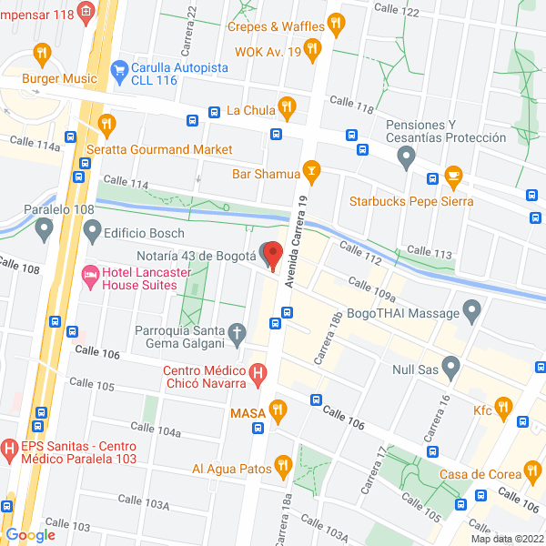 Mapa de Eagle Transport Ltda