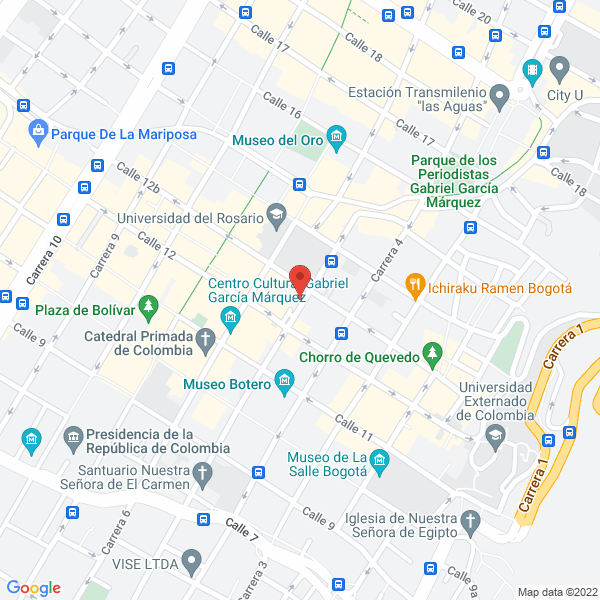 Mapa de Colombia Entrega Ltda