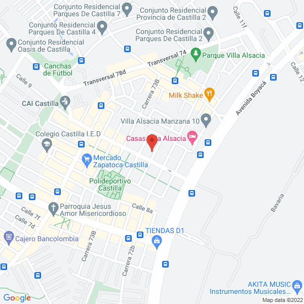 Mapa de Logística Y Servicios Carreval S.A.S.