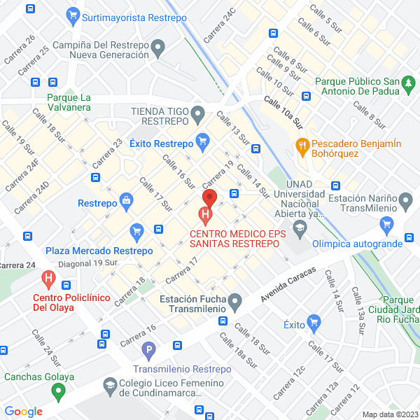 Mapa de Centro De Enseñanza Automovilística Claritza Larrarte Quijano
