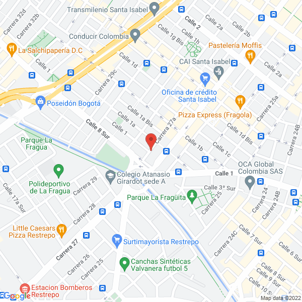 Mapa de Casa Hogar Corazón De Jesús