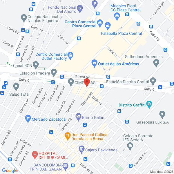 Mapa de Centro De Enseñanza Automovilística Lottus