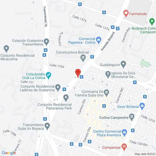 Mapa de Agropecuaria Dalí S.A.S.
