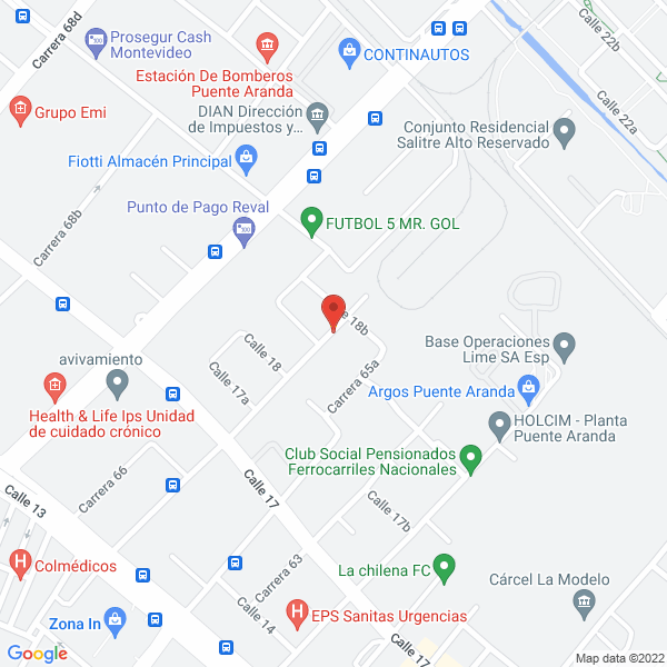 Mapa de Ainpro S.A.
