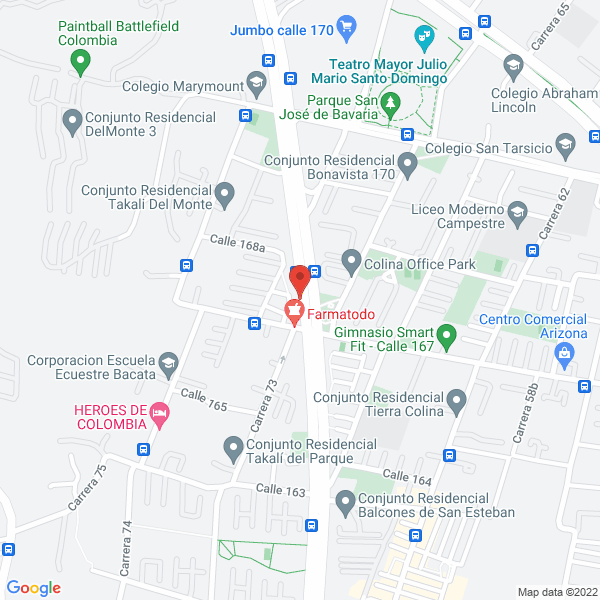 Mapa de Alianza Motor S. A.