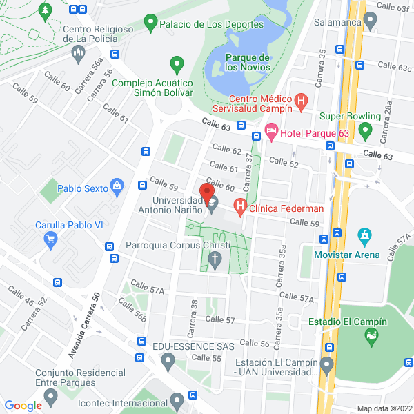 Mapa de Compañía Inmobiliaria Los Cedros Ltda.