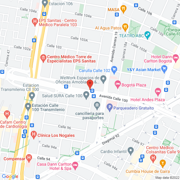 Mapa de Compañía Minera Cerro Tasajero S.A.