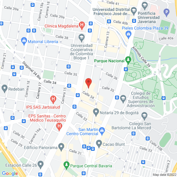 Mapa de Complementos Humanos S. A.