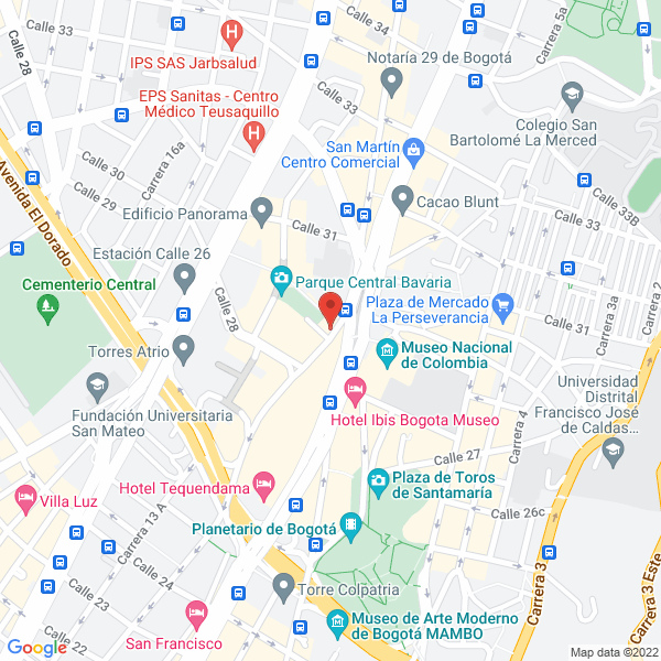 Mapa de Cyquim De Colombia S.A.