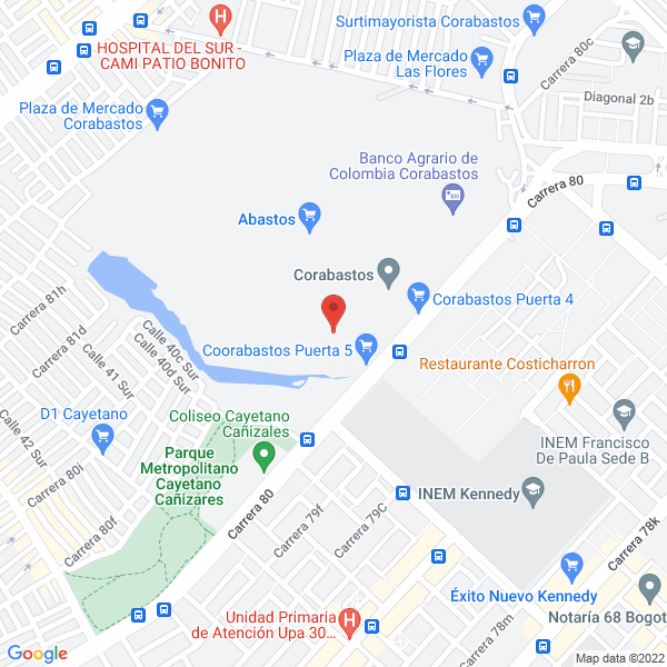 Mapa de Distribuidora España Ltda.