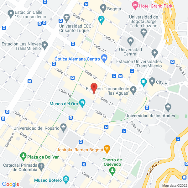Mapa de Excursiones Turísticas Extur L'Alianxa Ltda.
