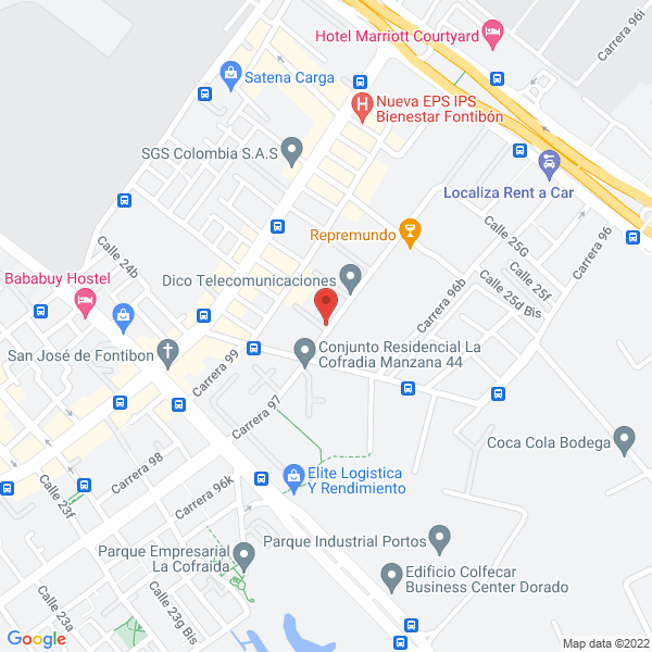 Mapa de Farben S.A.